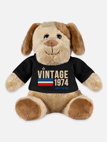Vintage 1974 limited edition - MiniFeet® Dog Helge - black