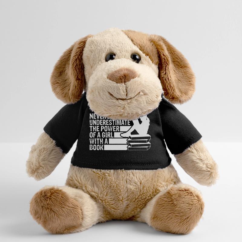 Girl Power mit einem Buch MiniFeet® Hund Helge