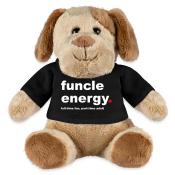 Lustiger Funcle-Slogan - MiniFeet® Hund Helge - Schwarz - Vorne