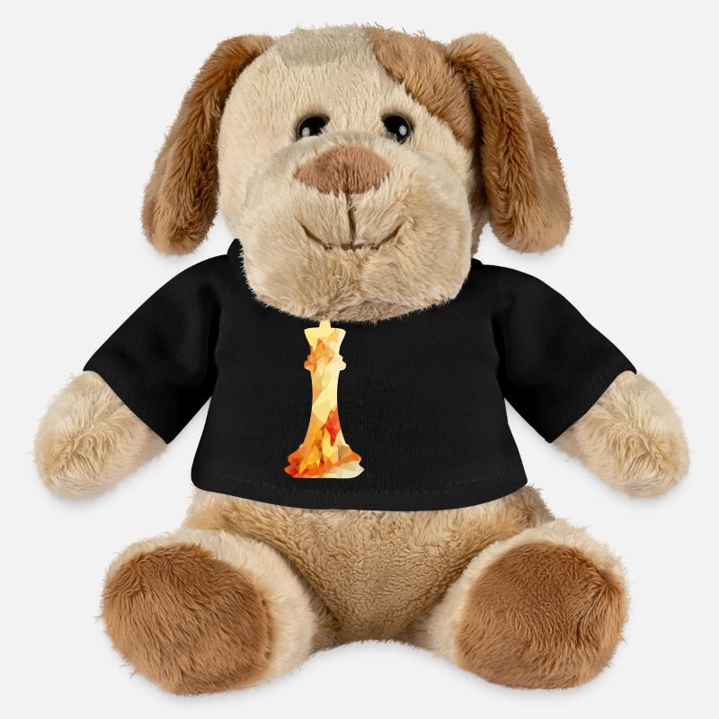 Échecs - Chien en peluche Helge MiniFeet® - noir