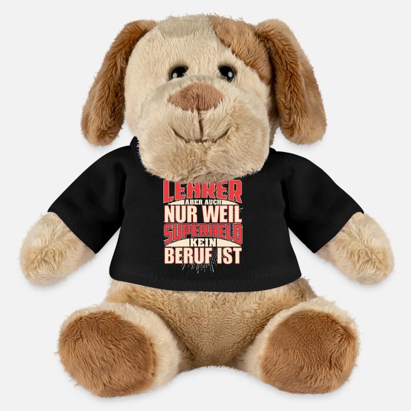 Lehrer Superheld - MiniFeet® Hund Helge - Schwarz