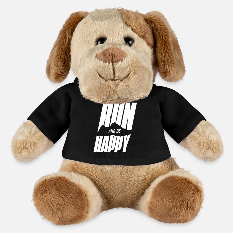 Running happily - MiniFeet® Dog Helge - black