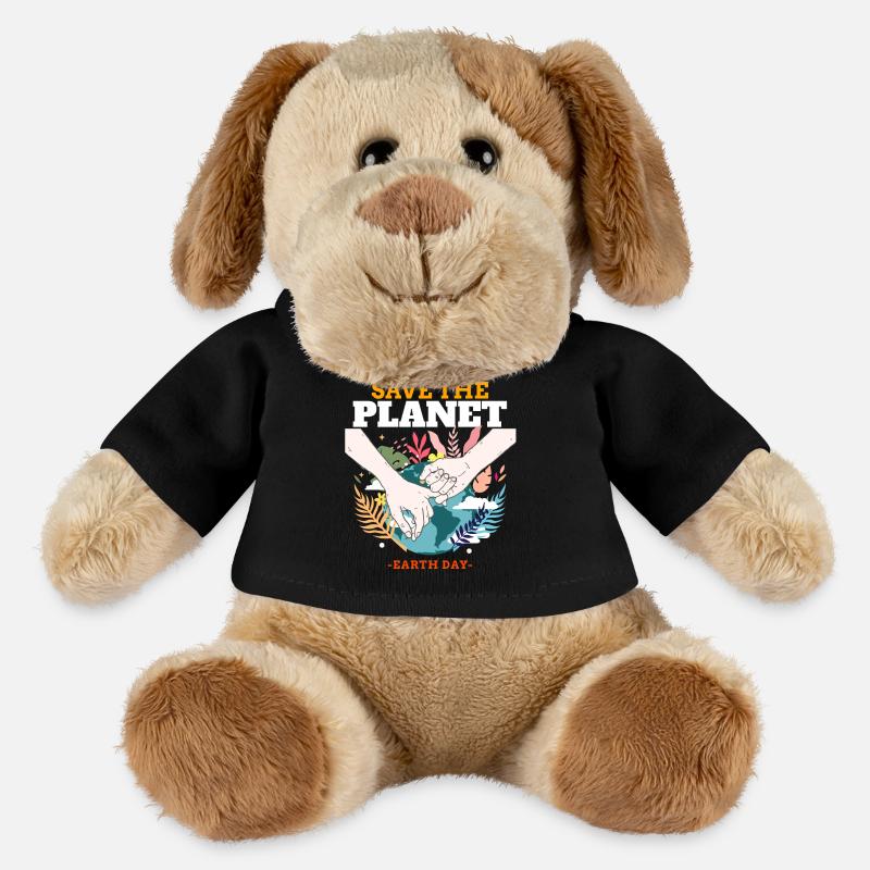 Save the Earth – Earth Day - MiniFeet® Dog Helge - black