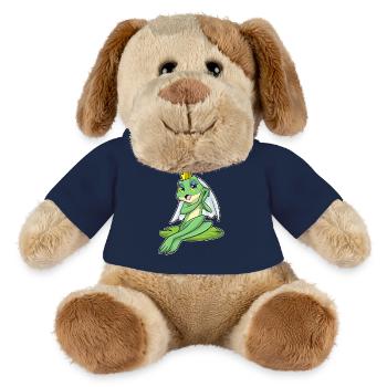 Frosch Braut Schleier Hochzeit - MiniFeet® Hund Helge - French Navy - Vorne