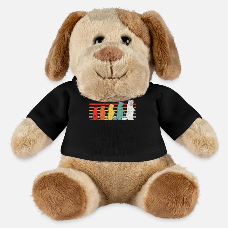 Murmeltier - MiniFeet® Hund Helge - Schwarz