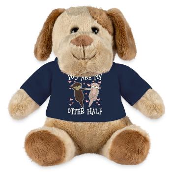 You Are My Otter Half Valentine's Day - MiniFeet® Dog Helge - french navy - Front