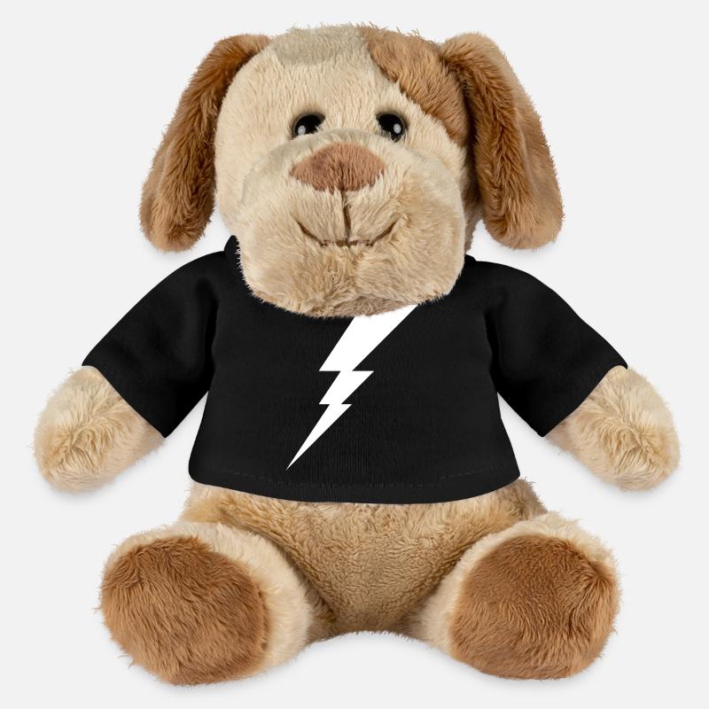 Eclair de tonnerre - Chien en peluche Helge MiniFeet® - noir