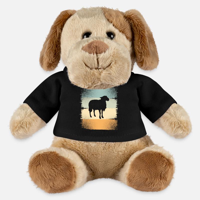 Mouton - Chien en peluche Helge MiniFeet® - noir