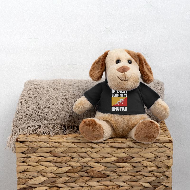 Drapeau du Bhoutan Disant Chien en peluche Helge MiniFeet®