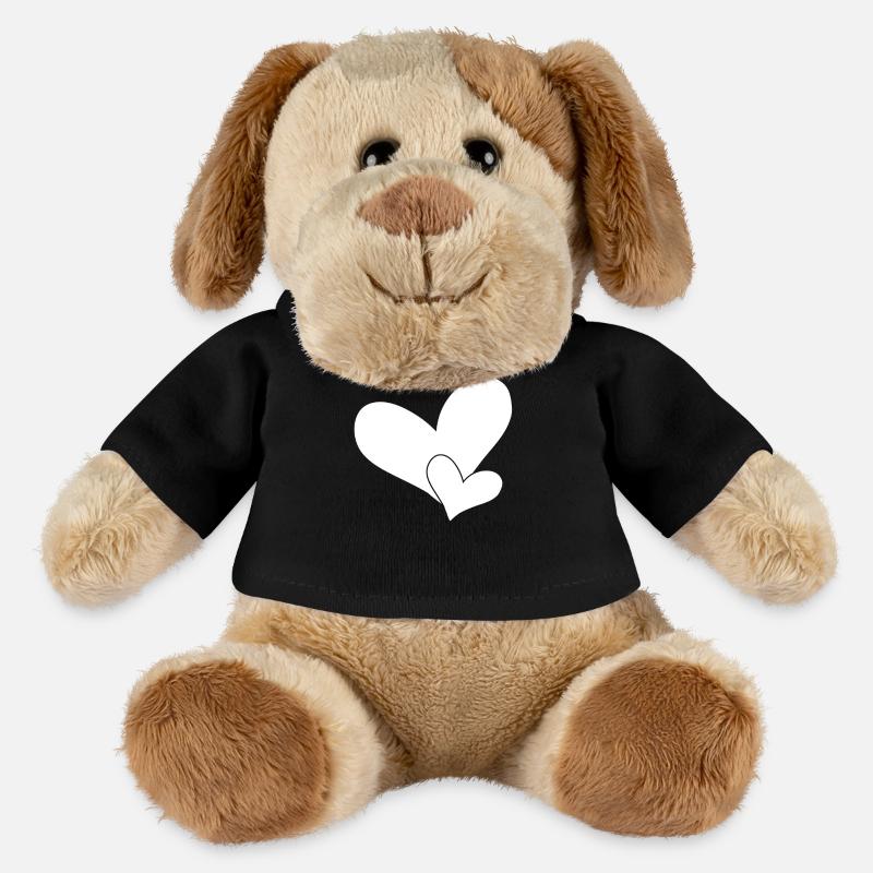 Herz Herze - MiniFeet® Hund Helge - Schwarz