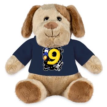 Boy 9 years old - 9th birthday gift - MiniFeet® Dog Helge - french navy - Front