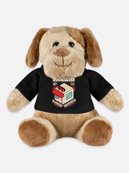 T-Shirt-Business, Geschäft, Spruch - MiniFeet® Hund Helge - Schwarz