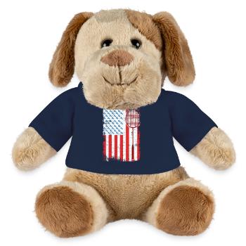4. Juli Badminton - MiniFeet® Hund Helge - French Navy - Vorne