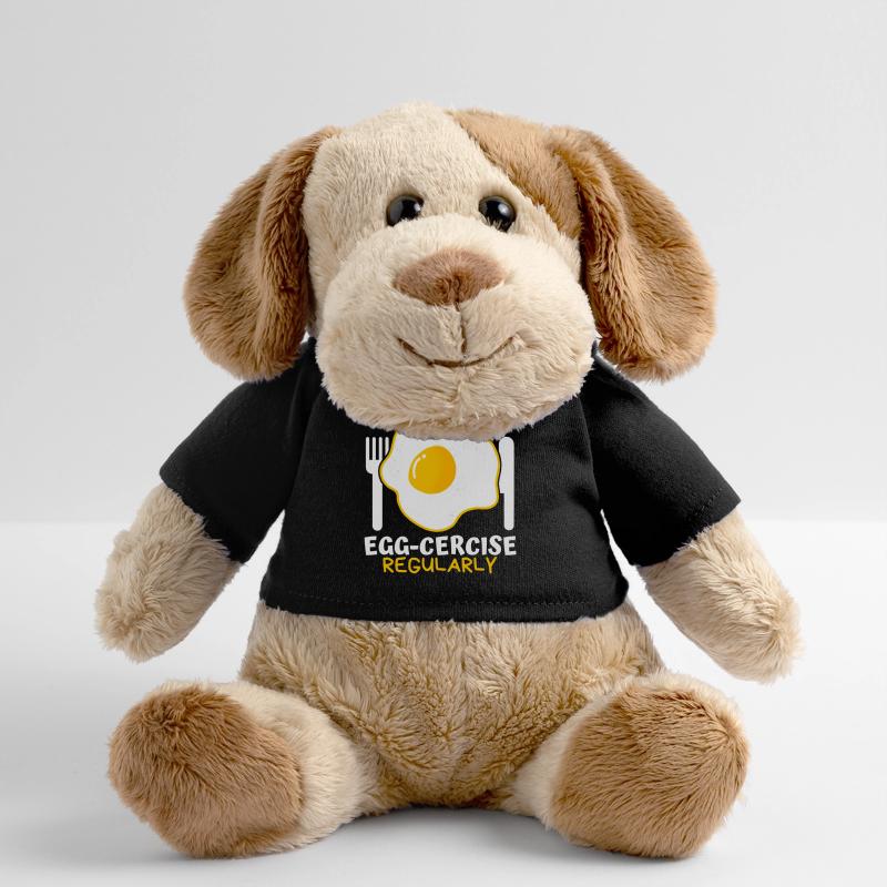 Egg, Fried Egg, Funny Saying, Pun Egg-cercise MiniFeet® Dog Helge