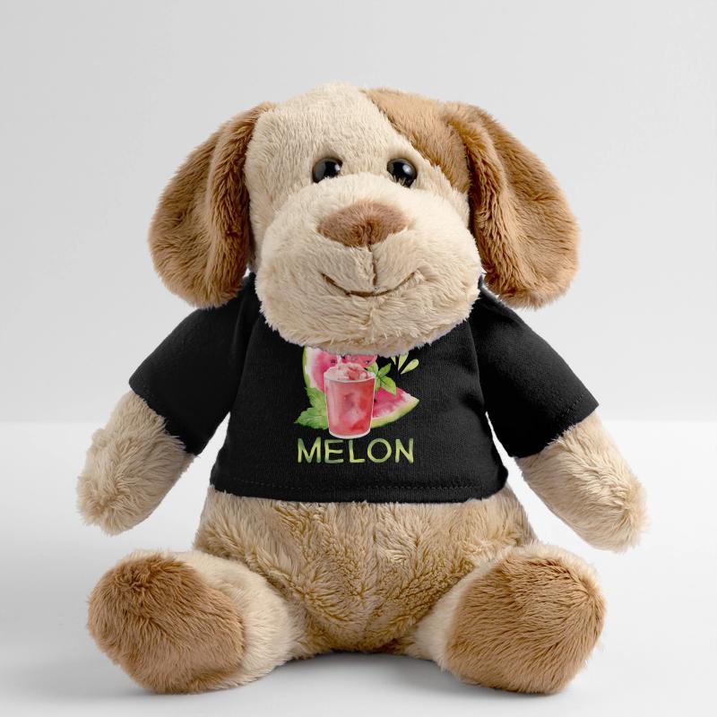 Melon, pastèque, été, drôle de dicton Chien en peluche Helge MiniFeet®