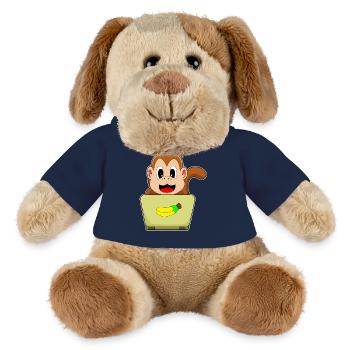 Affe Laptop - MiniFeet® Hund Helge - French Navy - Vorne