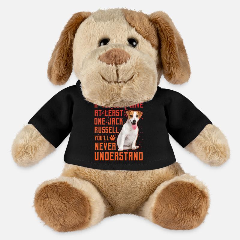 Jack Russell - MiniFeet® Hund Helge - Schwarz