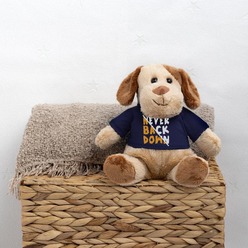 Ne reculez jamais dans la conception Chien en peluche Helge MiniFeet®