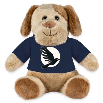 Vol de la lune du corbeau - Chien en peluche Helge MiniFeet® - bleu marine - Devant
