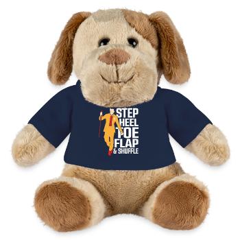 Step, Heel, Toe, Flap & Shuffle Tap Dance Tap Danc - MiniFeet® Dog Helge - french navy - Front