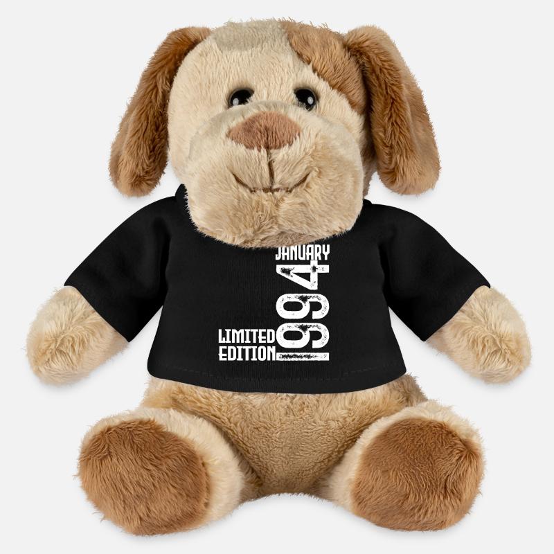 Januar 1994 Geschenk zum Jahrestag. Januar 1994. - MiniFeet® Hund Helge - Schwarz