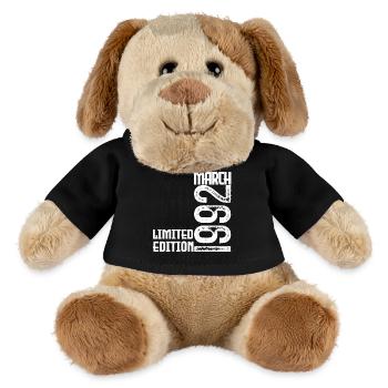 March 1992 Anniversary Gift. March 1992. March - MiniFeet® Dog Helge - black - Front