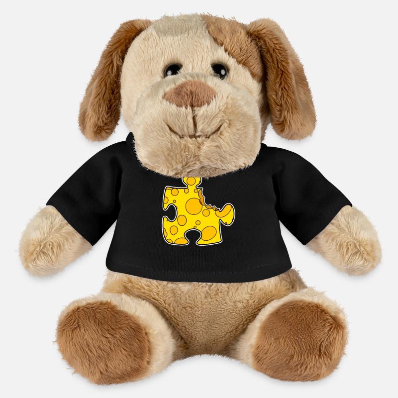 Puzzle - Chien en peluche Helge MiniFeet® - noir