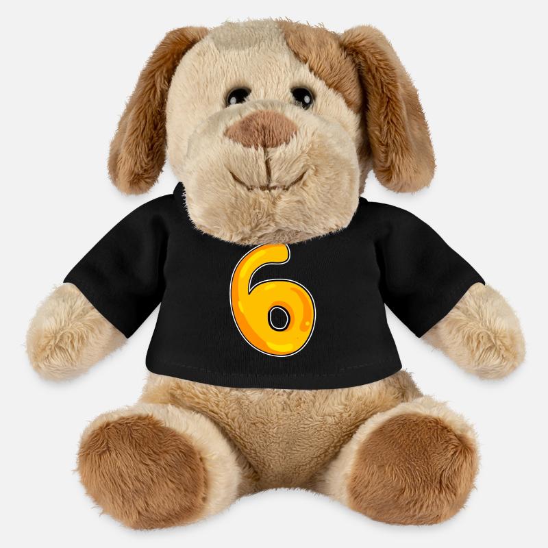 Numéro 6 Numéro - Chien en peluche Helge MiniFeet® - noir