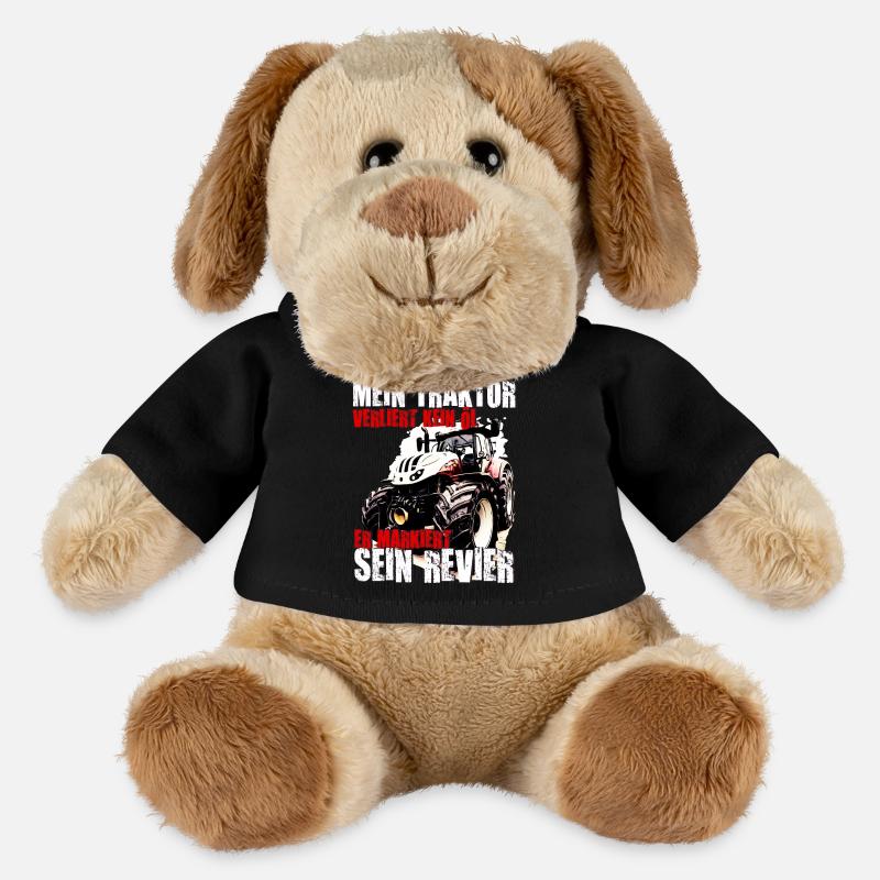 Steyr Traktor Spruch - MiniFeet® Hund Helge - Schwarz