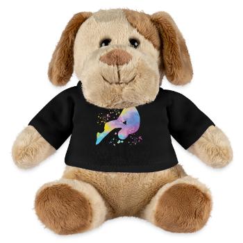 Diving, Synchronized Diving, Artistic Jumping - MiniFeet® Dog Helge - black - Front