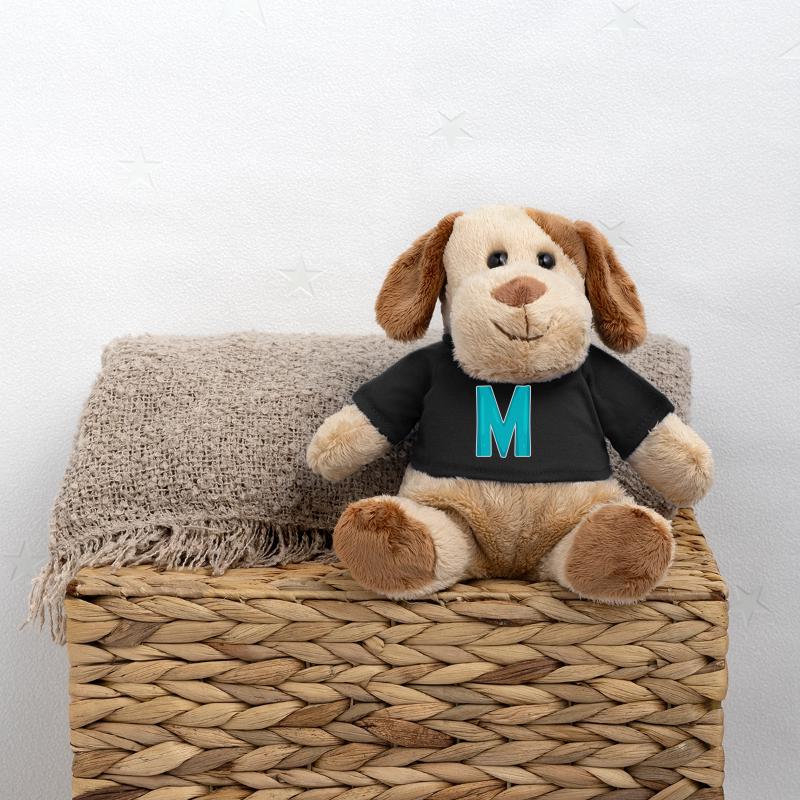 Lettre M Lettre initiale Chien en peluche Helge MiniFeet®