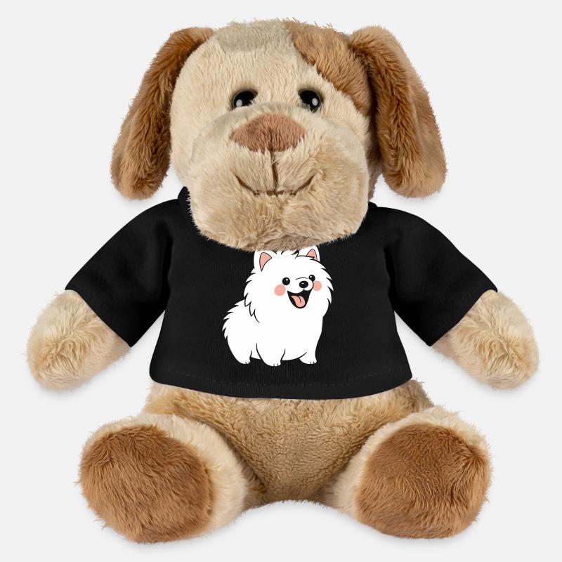 Spitz - Chien en peluche Helge MiniFeet® - noir