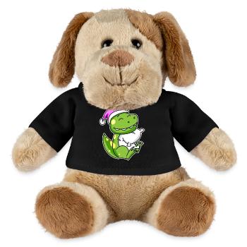 Dinosaur Tired Sleeping Sleeping Girl - MiniFeet® Dog Helge - black - Front