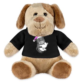 Ass Tired Sleeping Sleeping Girl - MiniFeet® Dog Helge - black - Front