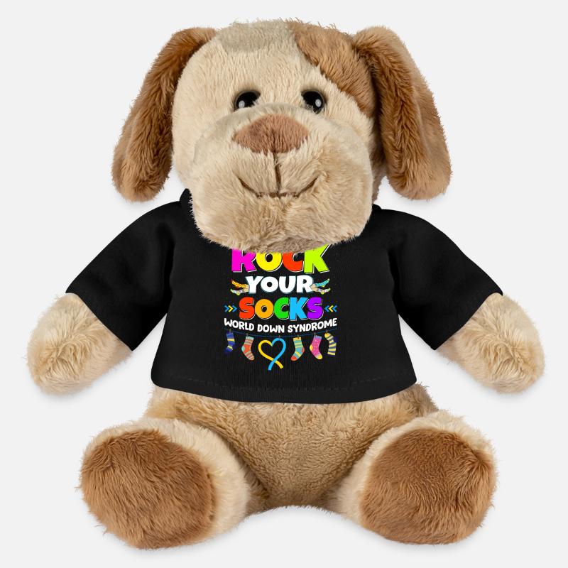 Down-Syndrom-Tag WDSD - Rock Your Socks - MiniFeet® Hund Helge - Schwarz