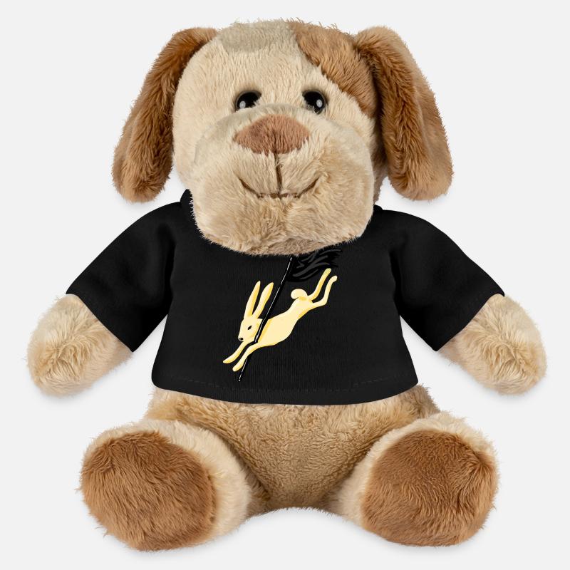 LAPIN - Chien en peluche Helge MiniFeet® - noir