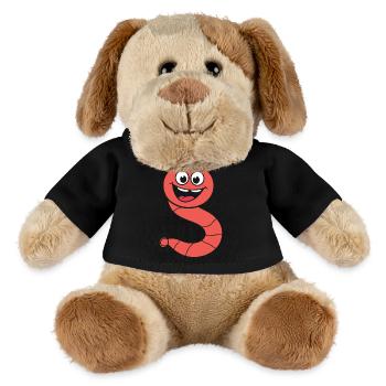 earthworms - MiniFeet® Dog Helge - black - Front