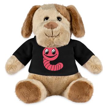 earthworms - MiniFeet® Dog Helge - black - Front
