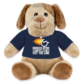 Wheelchair users Wheelchair - MiniFeet® Dog Helge - french navy - Front