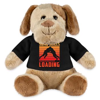 Chargement des compétences de sumo - Chien en peluche Helge MiniFeet® - noir - Devant
