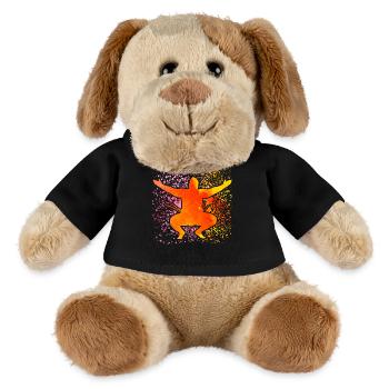 Sumo - Chien en peluche Helge MiniFeet® - noir - Devant