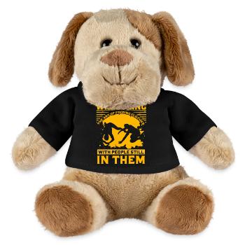 Lutter contre l’art de plier des vêtements avec les gens - Chien en peluche Helge MiniFeet® - noir - Devant