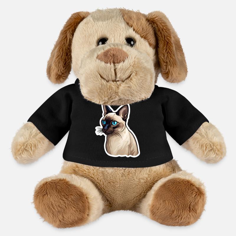 Siamkatze - MiniFeet® Hund Helge - Schwarz
