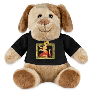 Tänzerin Mädchen Frau Asien Indien - MiniFeet® Hund Helge - Schwarz - Vorne