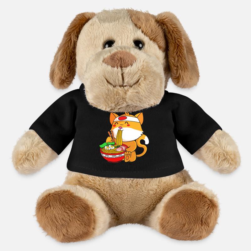 Maneki Neko Japan Glücksbringer - MiniFeet® Hund Helge - Schwarz