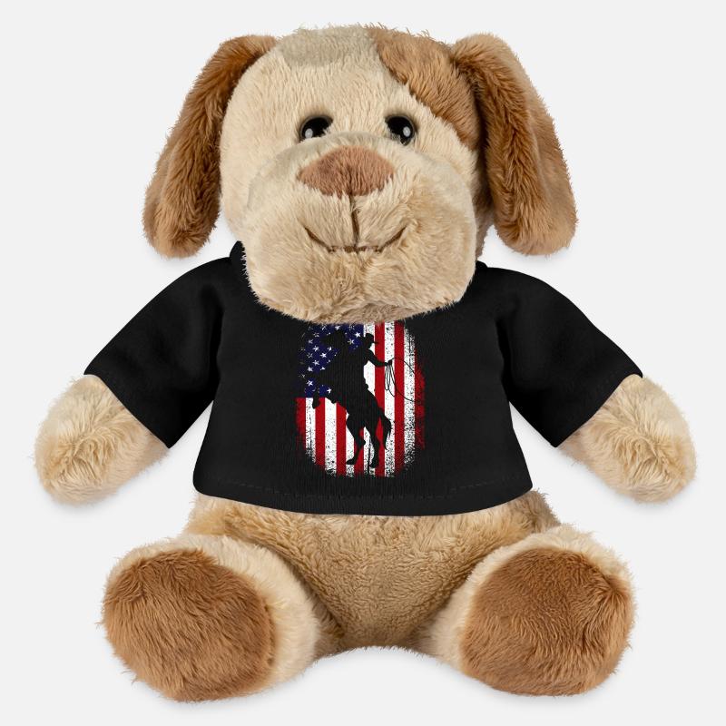 Rodéo - Chien en peluche Helge MiniFeet® - noir