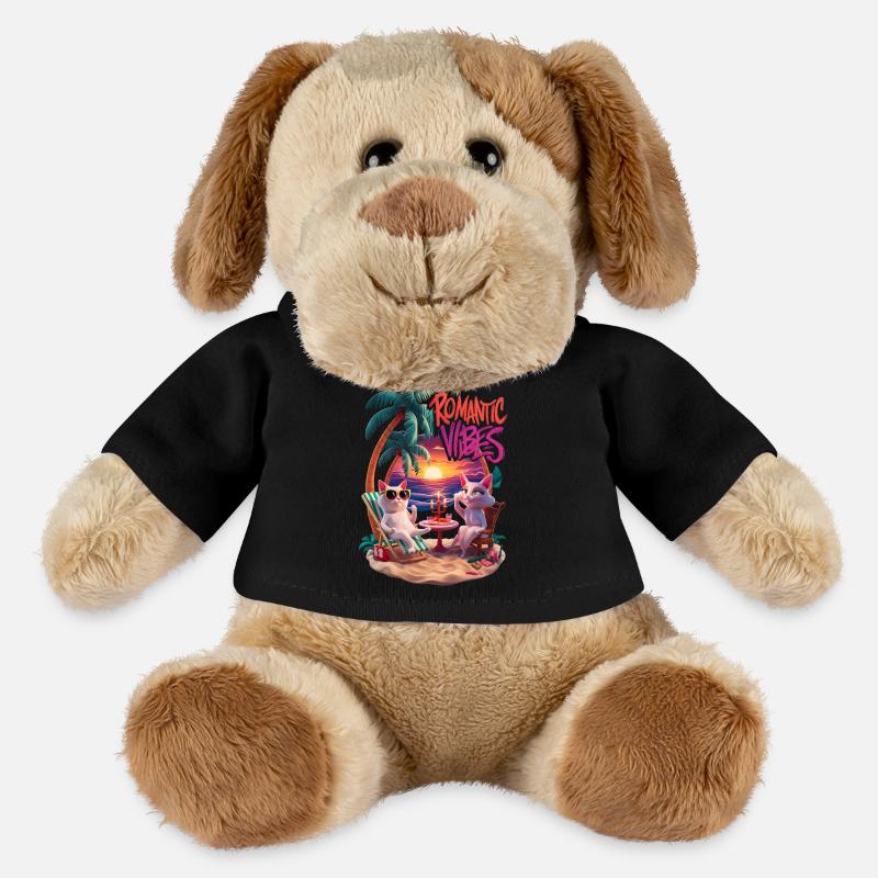 Romantic Beach Hangovers - MiniFeet® Dog Helge - black