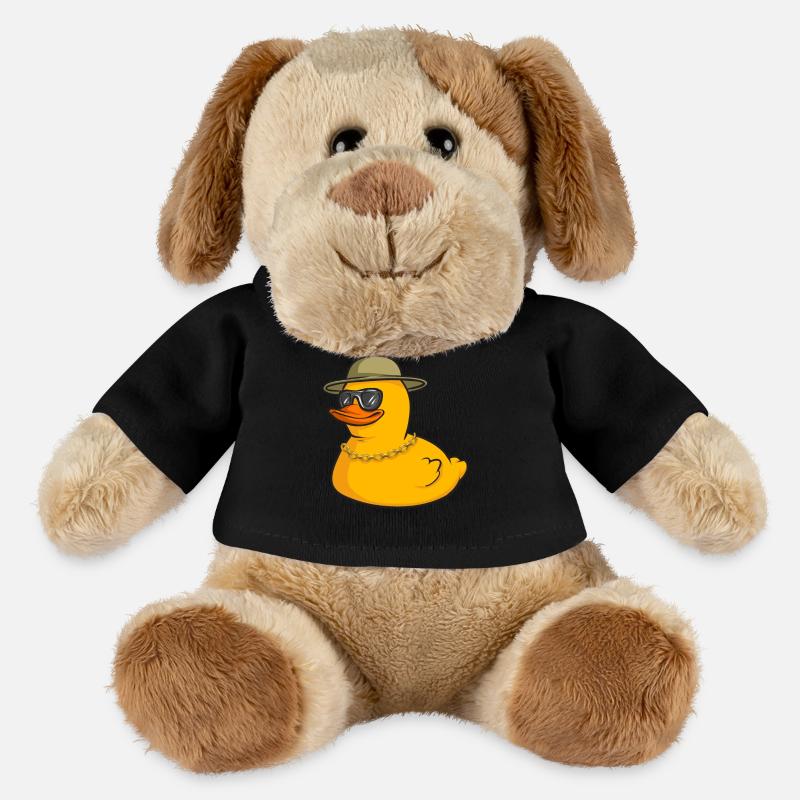 Quietscheentchen Quietscheente Gummiente - MiniFeet® Hund Helge - Schwarz