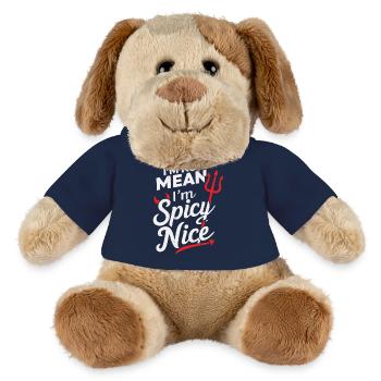 I'm not mean I'm spicy Nice Funny Adult Sarcasm Hu - MiniFeet® Dog Helge - french navy - Front