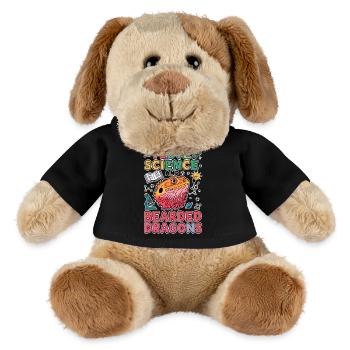 Bearded Dragon Science Student Bearded Dragon Gift - MiniFeet® Dog Helge - black - Front